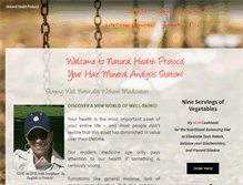 Tablet Screenshot of naturalhealthprotocol.com